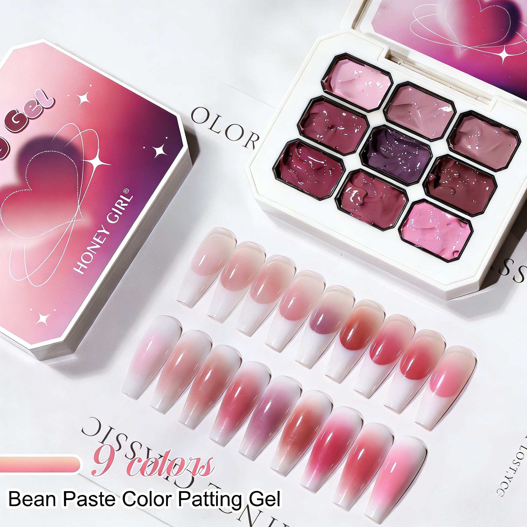 1pc 9 Colors Pink Patting gel  - Hair Care Gel incelemesi ve fiyatı