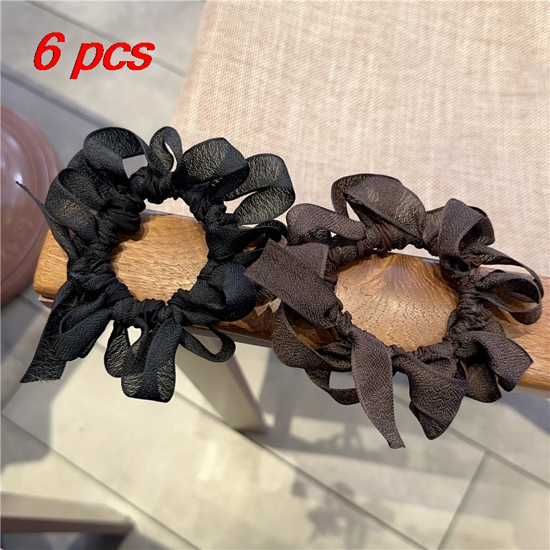 6 Pcs Women's Hair Scrunchies  - Hair Net Invisible incelemesi ve fiyatı