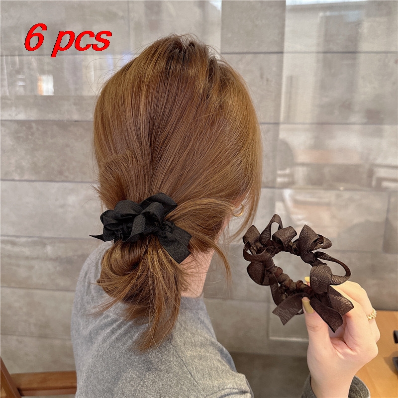 6 Pcs Women's Hair Scrunchies  - Hair Net Invisible incelemesi ve fiyatı