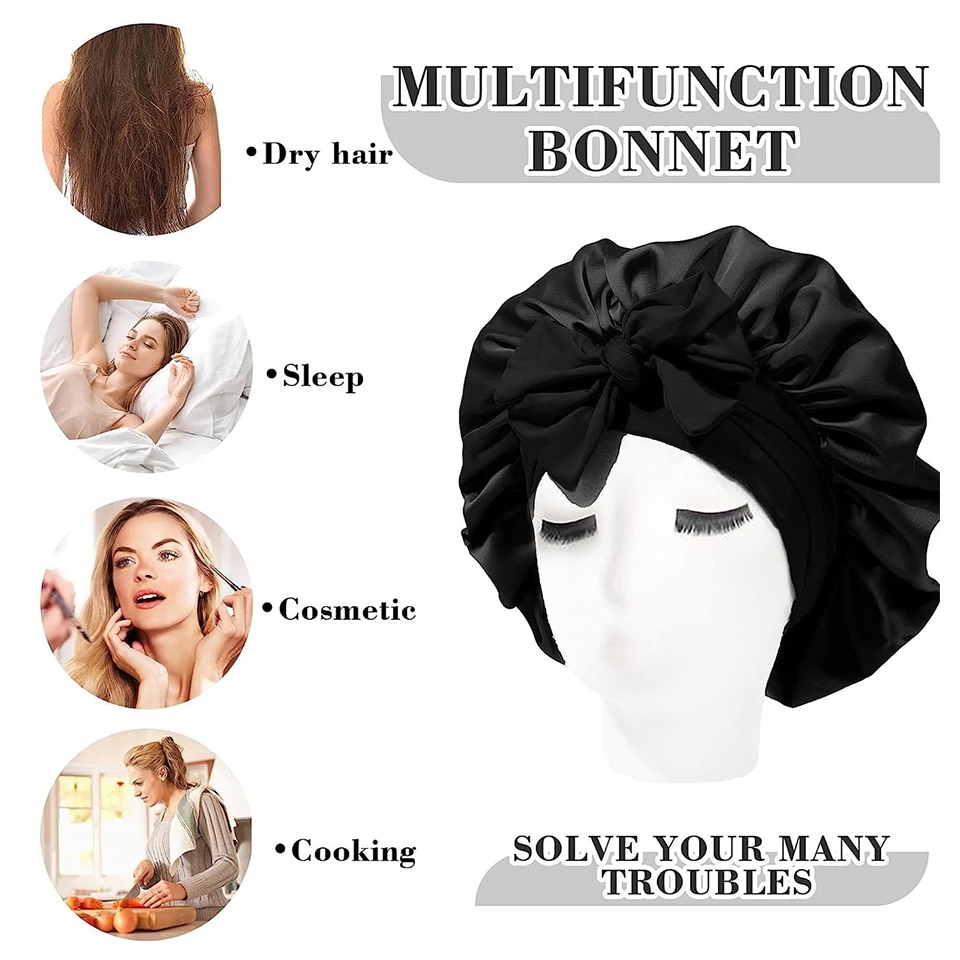 Satin Solid Sleeping Hat Silky - Satin Hair Bonnet incelemesi ve fiyatı