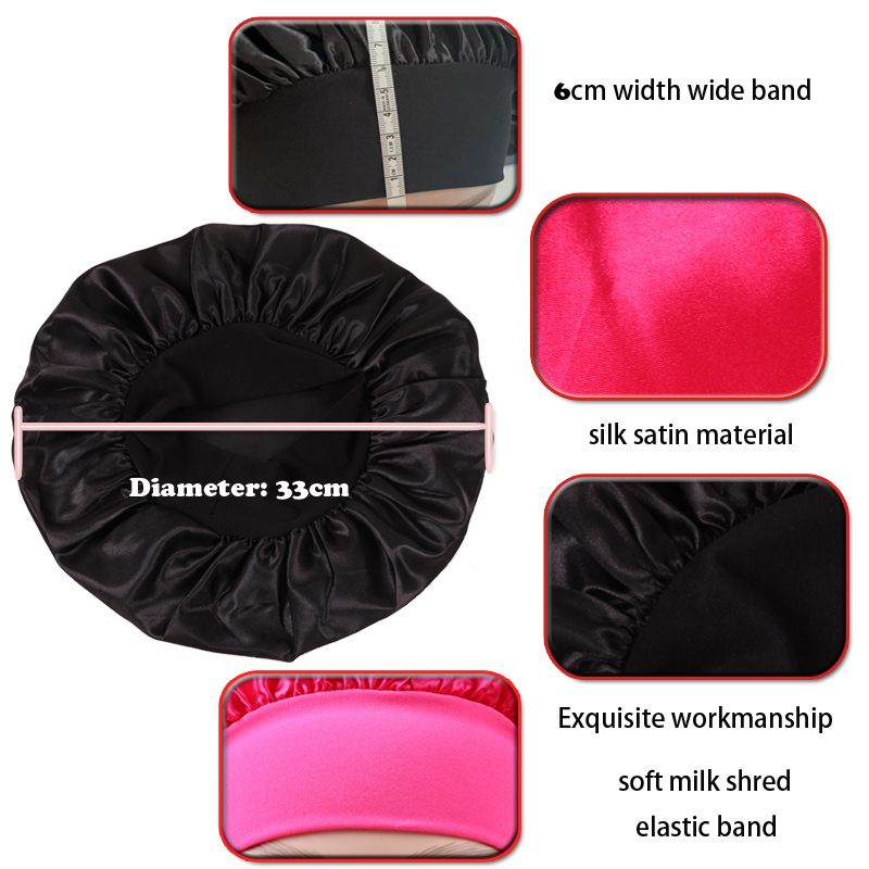 10Pcs Custom Logo Satin Bonnet - Satin Hair Bonnet incelemesi ve fiyatı