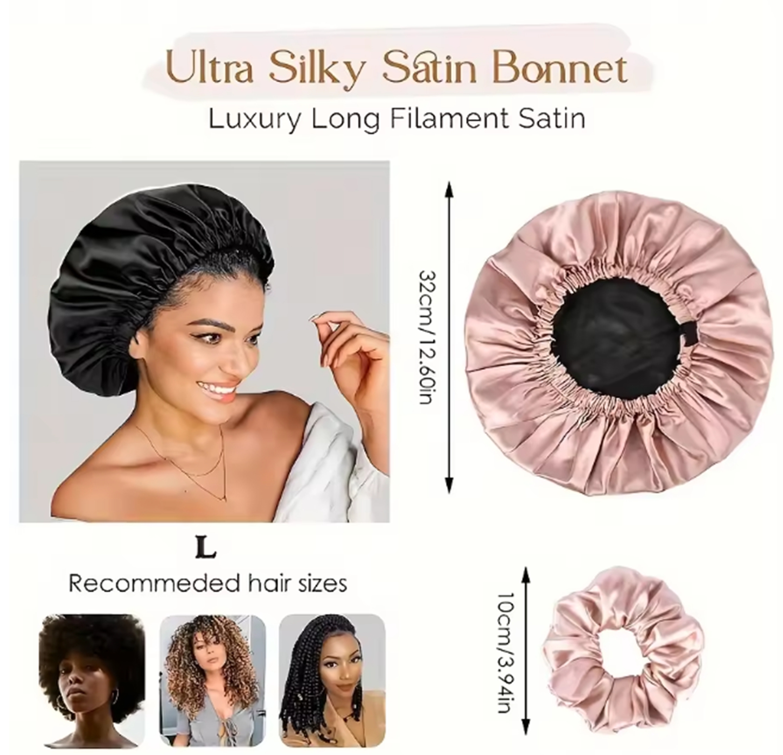 Reversible Double Layer Satin  - Satin Hair Bonnet incelemesi ve fiyatı
