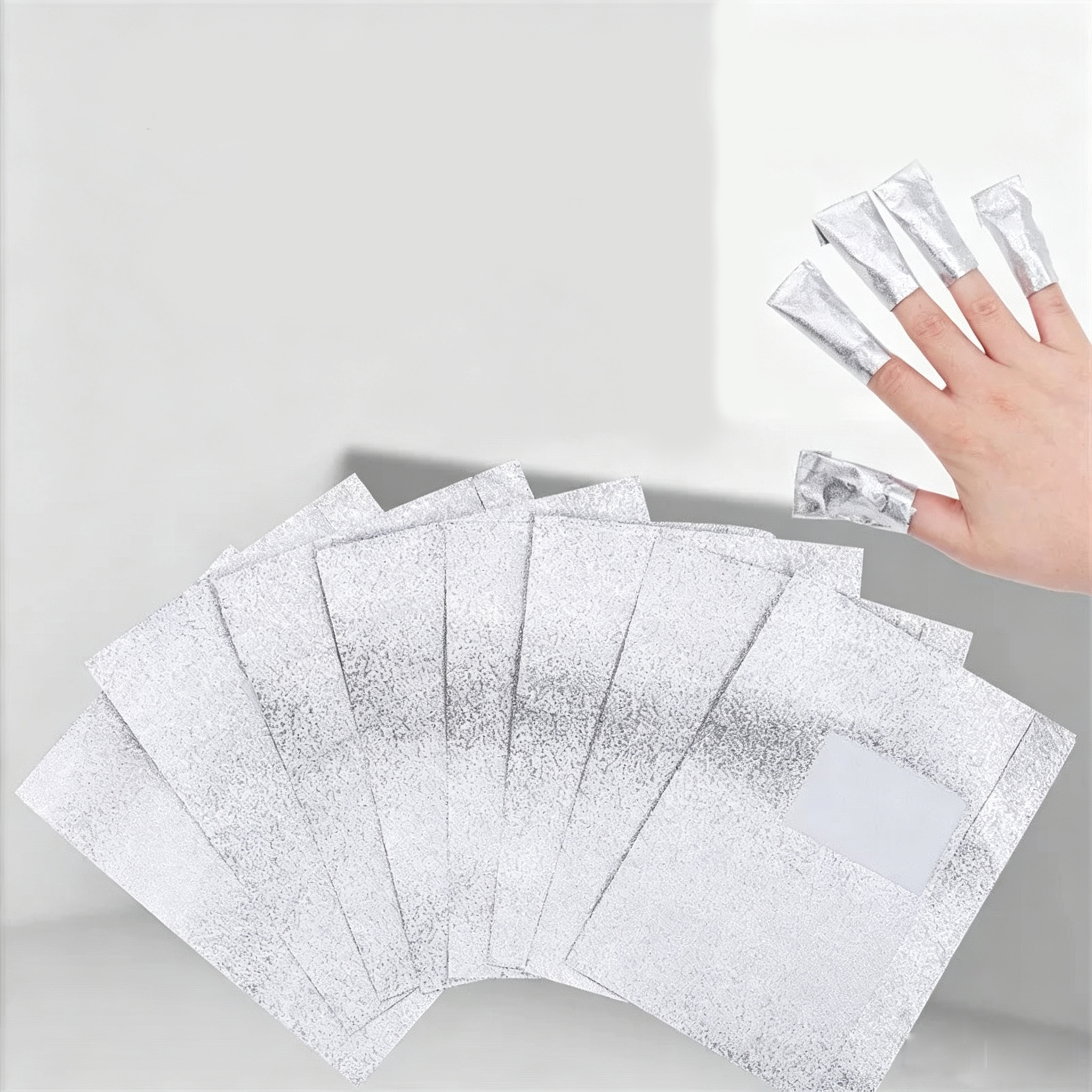 NEW 100Pcs Bag Aluminum Foil N - Hair Care Gel incelemesi ve fiyatı