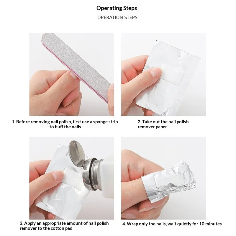 NEW 100Pcs Bag Aluminum Foil N - Hair Care Gel incelemesi ve fiyatı