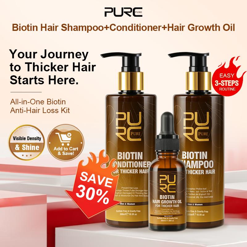 PURC Biotin Hair Growth Oil Sh - Keratin Treatment Set incelemesi ve fiyatı