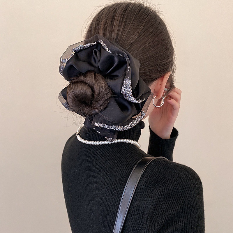Oversized Silk Crystal Hair Sc - Hair Net Invisible incelemesi ve fiyatı