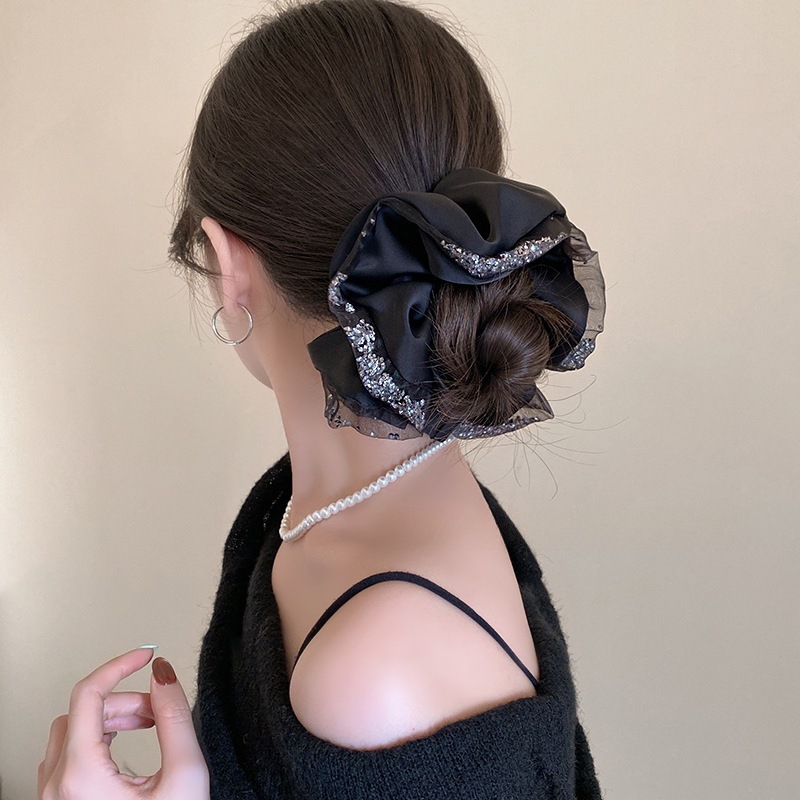 Oversized Silk Crystal Hair Sc - Hair Net Invisible incelemesi ve fiyatı