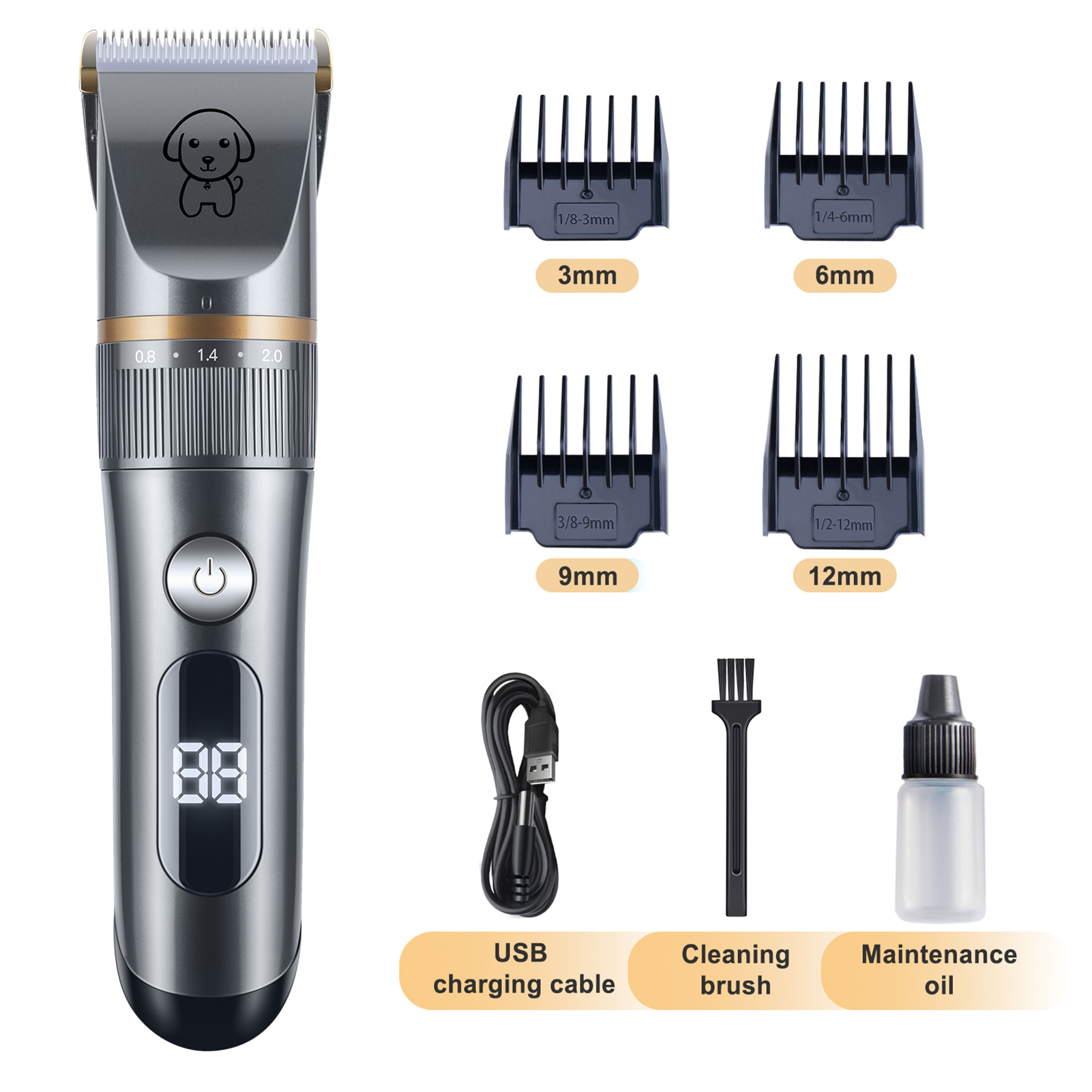 Pet Hair Trimmer Quiet Cat Cli - Hair Care Long Hair incelemesi ve fiyatı