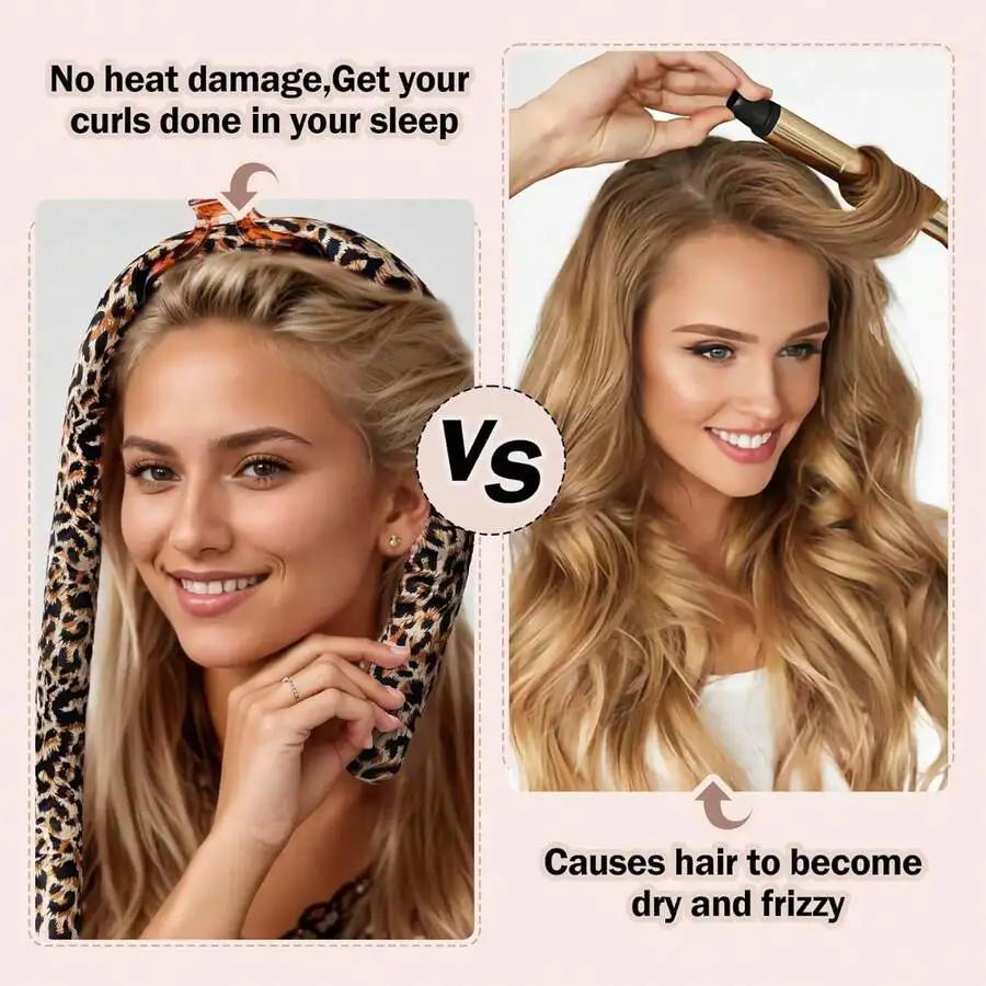 Heatless Curling Rod Set With  - Satin Hair Bonnet incelemesi ve fiyatı